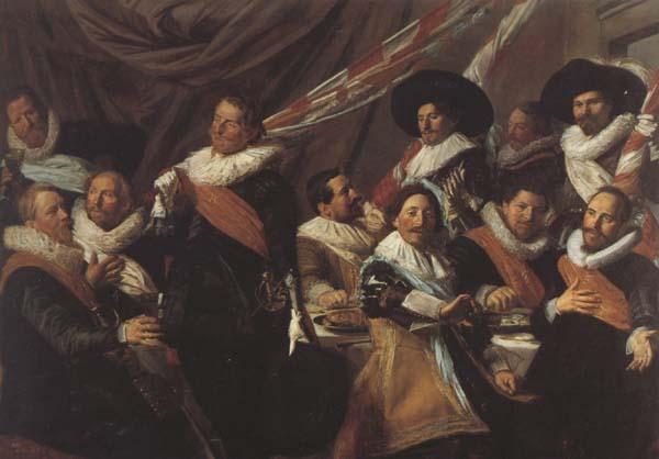 Frans Hals The Banquet of the St.George Militia Company of Haarlem  (mk45) oil painting picture
